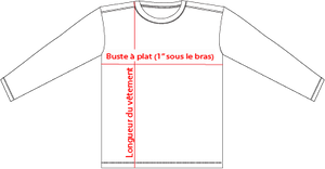 Charte de grandeur 18000 (S à 5XL)